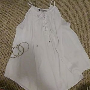 White babydoll top